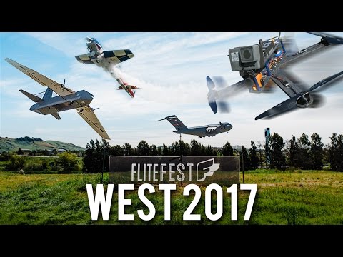 Giant Quad Crash & Biggest West Coast Fun Fly Ever! | Flite Fest West '17 - UC9zTuyWffK9ckEz1216noAw