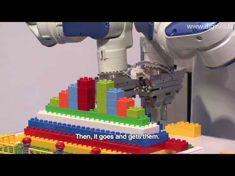 Robot using 3D vision system to assemble Lego : DigInfo - UCOHoBDJhP2cpYAI8YKroFbA