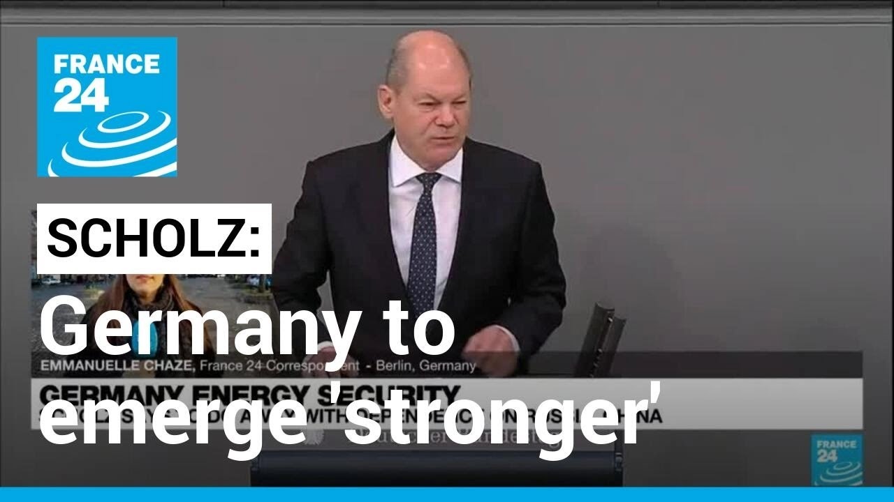 Scholz says Germany to emerge from crisis stronger with new trade, energy policies • FRANCE 24