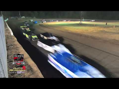 Flag Stand Camera @ North Alabama Speedway Sept  7, 2024 - dirt track racing video image