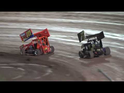 Micro Sprint Feature - Cedar Lake Speedway 09/07/2024 - dirt track racing video image