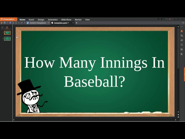 How Many Innings In A Typical Baseball Game?