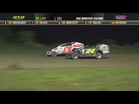 Can-Am Speedway | Pabst Shootout DIRTcar 358-Modified Feature Highlights | 6/28/23 - dirt track racing video image