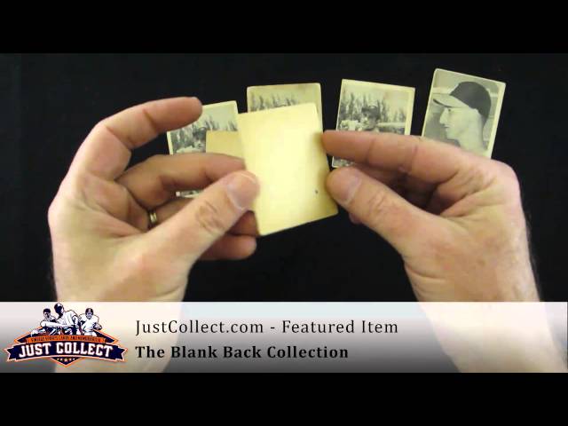 The Best Blank Baseball Cards to Collect