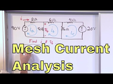 10 - Intro to Mesh Current Circuit Analysis (EE Circuits) - UCYgL81lc7DOLNhnel1_J6Vg