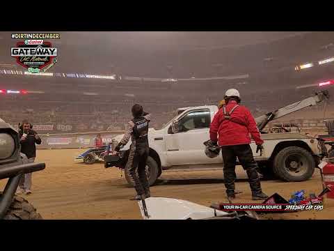 #13 Charlie Mefford - 2022 Gateway Dirt Nationals -  Modified - InCar Camera - dirt track racing video image