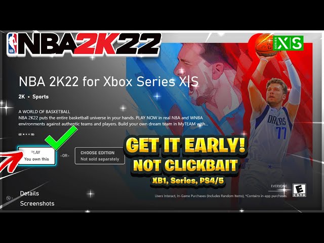 How to Play NBA 2K22 Early?