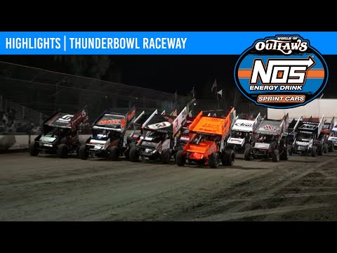 World of Outlaws NOS Energy Drink Sprint Cars at Thunderbowl Raceway, March 11, 2022 | HIGHLIGHTS - dirt track racing video image
