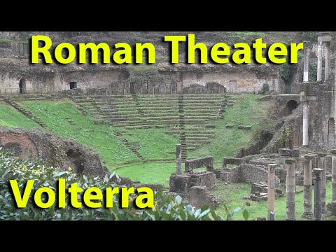 Volterra, Tuscany Italy part 4 Roman theater - UCvW8JzztV3k3W8tohjSNRlw