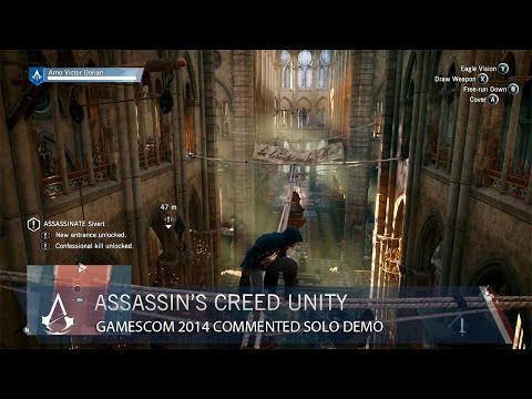 Assassin’s Creed Unity: Gamescom 2014 - Commented Solo Demo | Gameplay | Ubisoft [NA] - UCBMvc6jvuTxH6TNo9ThpYjg