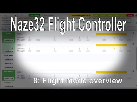 (8/8) Naze32 Flight Controller - Introduction to flight modes (angle, horizon, baro mag etc) - UCp1vASX-fg959vRc1xowqpw