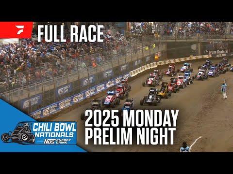 FULL RACE: 2025 Chili Bowl Nationals | Monday Preliminary Night - dirt track racing video image