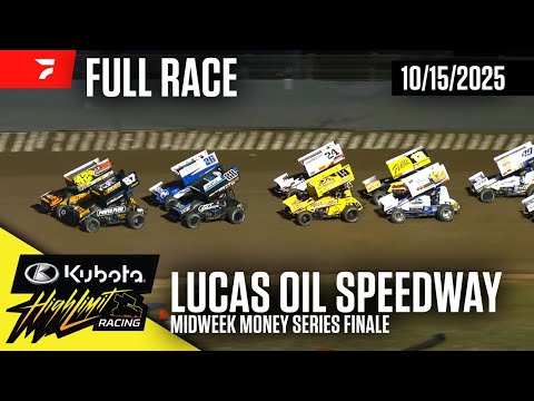 FULL RACE: Kubota High Limit Racing at Lucas Oil Speedway 10/15/2025 - dirt track racing video image