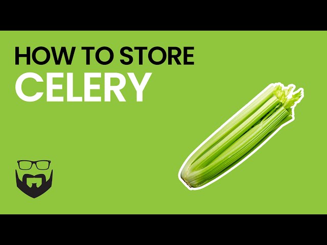 How To Preserve Celery?