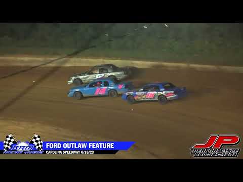 Ford Outlaw Feature - Carolina Speedway 6/16/23 - dirt track racing video image