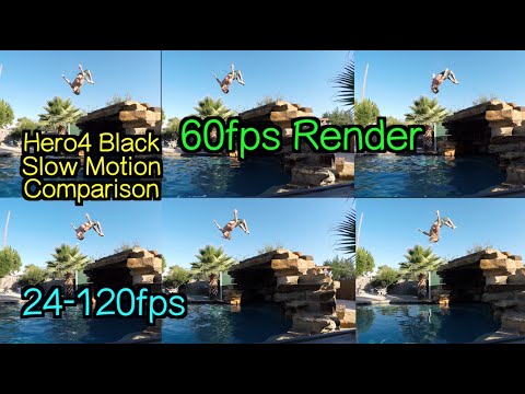 Hero4 Black - Slow Motion Comparison Test ( FPS & % ) 60fps Render - GoPro Tip #410 - UCTs-d2DgyuJVRICivxe2Ktg