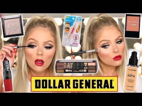 FULL FACE OF DOLLAR STORE MAKEUP | DOLLAR STORE MAKEUP CHALLENGE - UCji7wwhcGBhI0MIlxytFp4Q