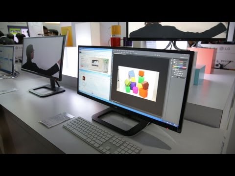 LG EA93 UltraWide 29-inch Monitor First Look - CES 2013 - UCR0AnNR7sViH3TWMJl5jyxw