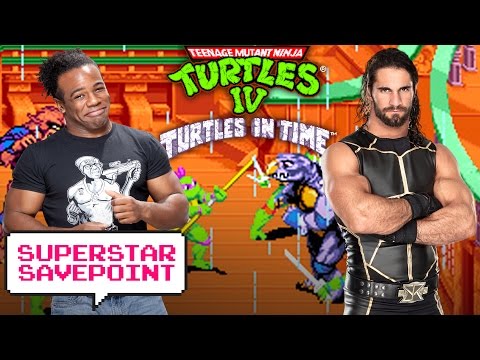 SETH ROLLINS debuts on UpUpDownDown & plays Turtles In Time!!! — Superstar Savepoint - UCIr1YTkEHdJFtqHvR7Rwttg