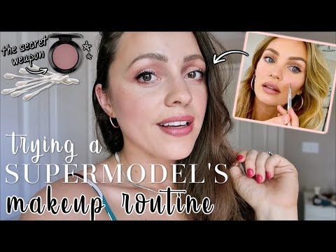 TRYING A SUPERMODEL'S *genius* MAKEUP TIPS // Victoria's Secret Angel - UC8C7sbw7tHN2gD6fE9Cj9rw