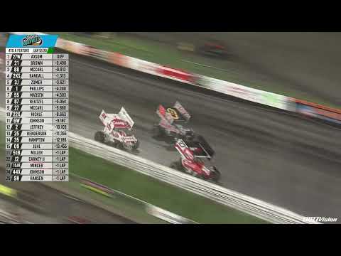 Knoxville Raceway 410 Highlights // June 29, 2024 - dirt track racing video image