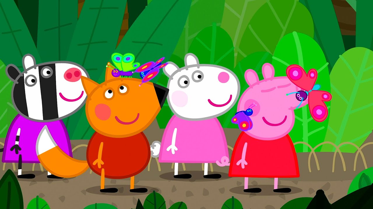 Peppa Pig Goes To The Zoo 🐷 🦁 Peppa Pig Official Channel 4K Family Kids Cartoons