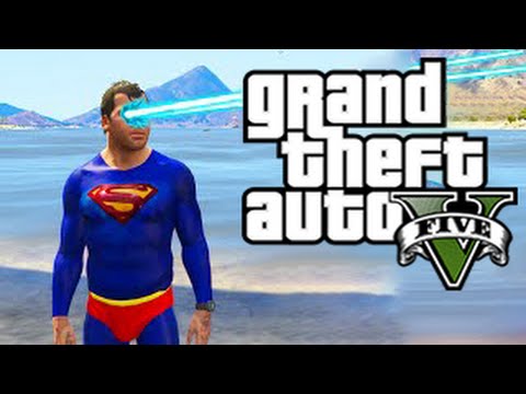 GTA 5 Mods - ULTIMATE SUPERMAN MOD! (GTA 5 Mod Gameplay) - UCrkfdiZ4pF3f5waQaJtjXew