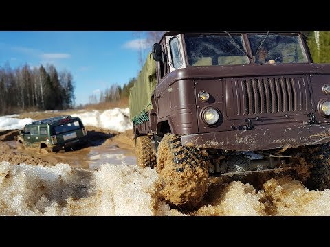 RC MUDDING, GAZ-66 and Hummer ... Шишига и Хаммер в гряземесе. - UCX2-frpuBe3e99K7lDQxT7Q