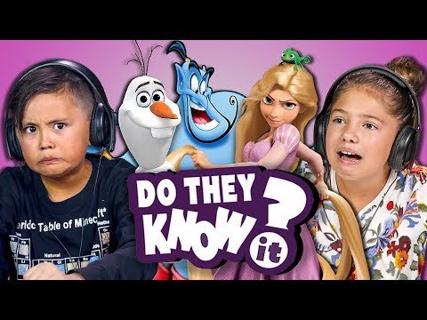 DO KIDS KNOW DISNEY SONGS? (REACT: Do They Know It?) - UCHEf6T_gVq4tlW5i91ESiWg