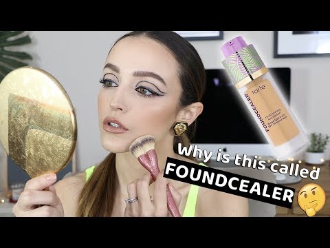 IS THIS ANY GOOD? TARTE FOUNDCEALER FOUNDATION *wear test* - UC8v4vz_n2rys6Yxpj8LuOBA