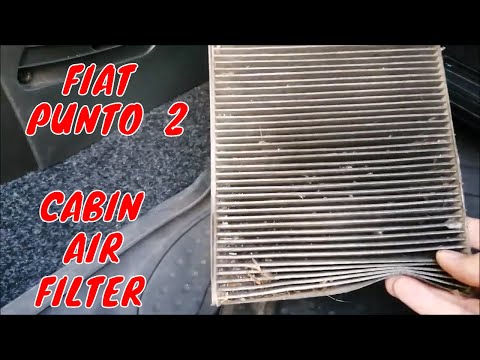 Sostituzione Del Filtro Dell Aria Abitacolo Di Una Punto Fiat Punto MK 2 188