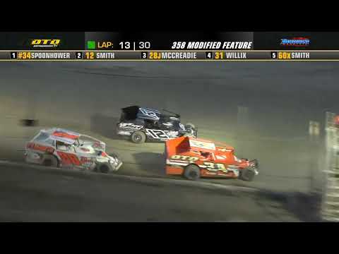 Thunder Mountain Speedway | DIRTcar 358-Modified Highlights | 5/7/22 - dirt track racing video image