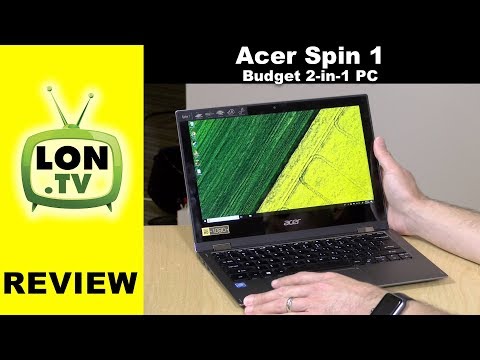 Acer Spin 1 Review: Budget 2-in-1 11.6" 1080p PC With Intel Apollo Lake CPU - UCymYq4Piq0BrhnM18aQzTlg