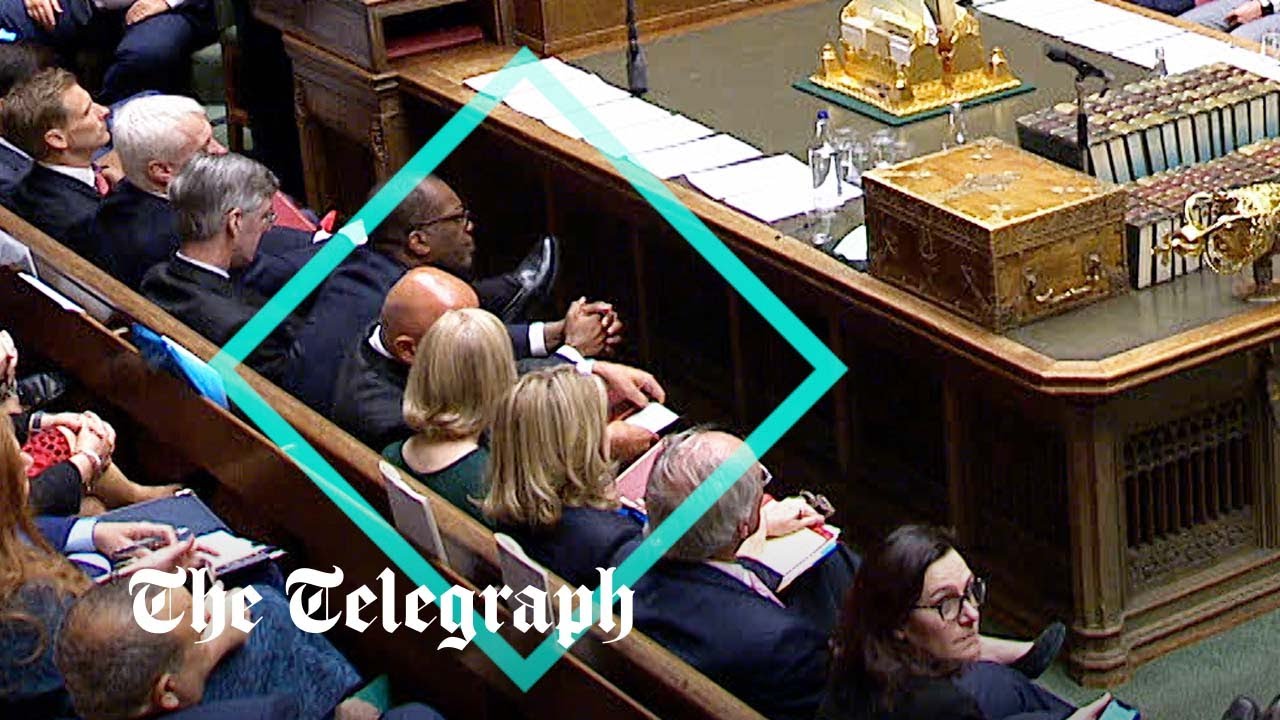 Moment Liz Truss and MPs find out about Queen’s health in Commons