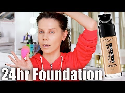 FULL DAY WEAR TEST | L'Oreal 24hr Foundation - UC4qk9TtGhBKCkoWz5qGJcGg