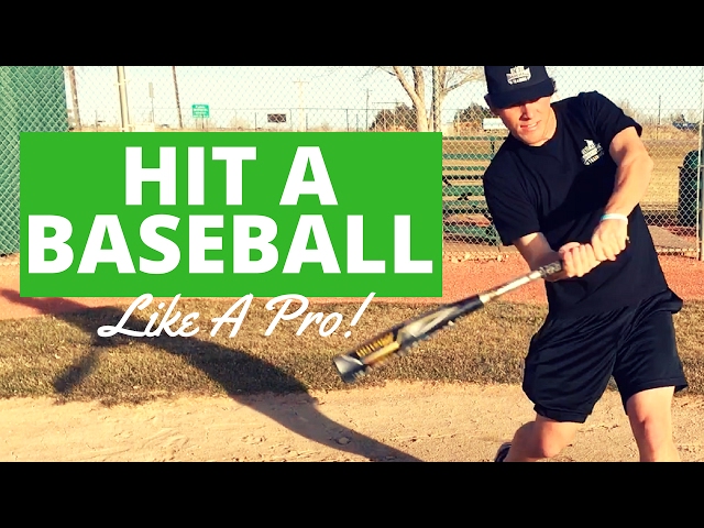 How To Hit A Baseball Like A Pro?
