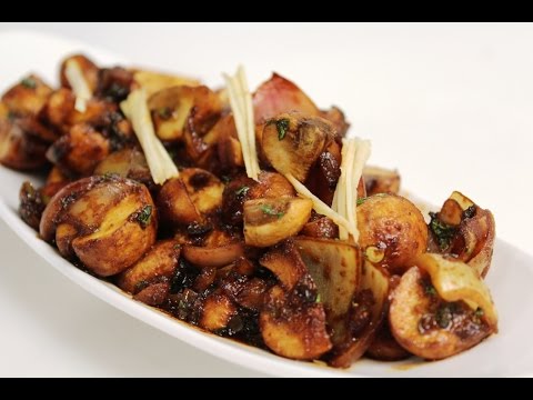 Mushroom Pepper Fry | Chef Roopa Nabar | Sanjeev Kapoor Khazana - UCmoX4QULJ9MB00xW4coMiOw