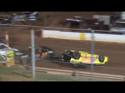 Flip in SEHA Fwd Feature at Winder Barrow Speedway 6/15/2024 - dirt track racing video image
