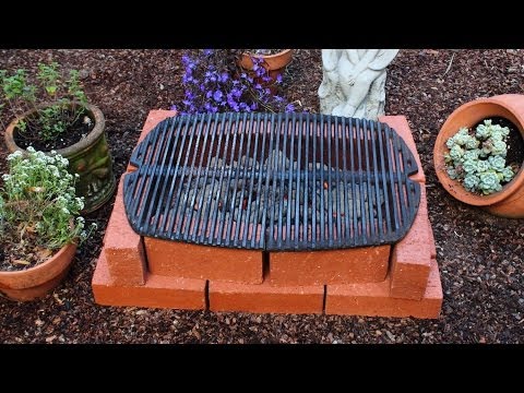 How to Make a Brick Grill - DIY Temporary Brick Hibachi Grill - UCRIZtPl9nb9RiXc9btSTQNw