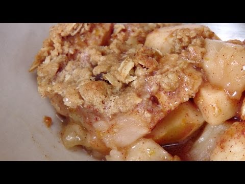 How to Make Apple Crisp - Recipe by Laura Vitale - Laura in the Kitchen Episode 195 - UCNbngWUqL2eqRw12yAwcICg