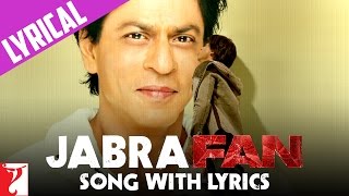 Jabra FAN Anthem Song with Lyrics | Shah Rukh Khan