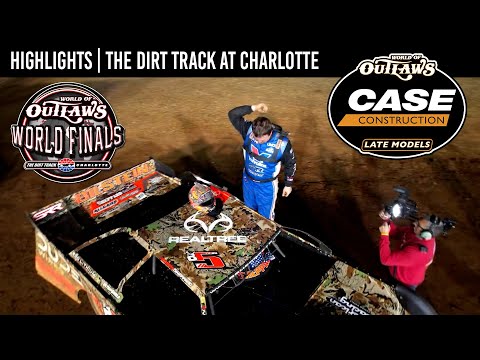 World of Outlaws CASE Construction Late Models | Dirt Track at Charlotte | Nov. 9, 2024 | HIGHLIGHTS - dirt track racing video image