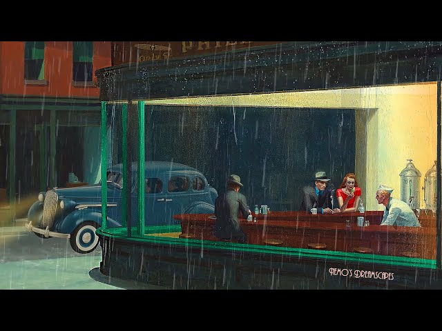 The Relaxing Sounds of Old Folk Music in the Rain