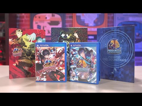 Persona 5 Dancing Star Night / Persona 3 Dancing Moon Night - Japanese Limited Edition Unboxing - UCKy1dAqELo0zrOtPkf0eTMw