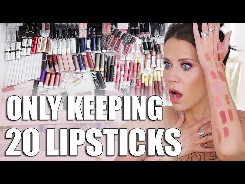 ONLY KEEPING 20 LIPSTICKS!!! (Declutter) - UC4qk9TtGhBKCkoWz5qGJcGg