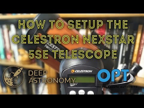 Setting Up The Celestron Nexstar 5SE Goto Telescope - UCQkLvACGWo8IlY1-WKfPp6g