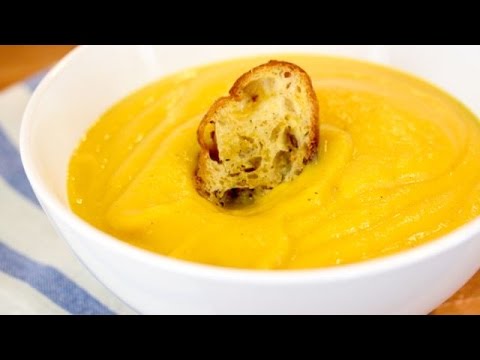 Roasted Butternut Squash Soup Recipe  (Dairy + Gluten Free) - Healthy Holiday Recipe - UCj0V0aG4LcdHmdPJ7aTtSCQ