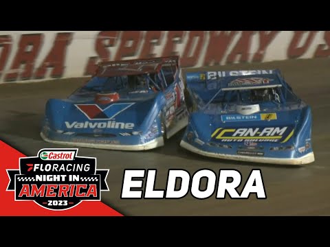 Hudson O'Neal Puts On A Show | Castrol FloRacing Night In America At Eldora Speedway - dirt track racing video image