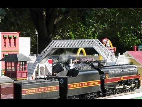 N&W Y6b  & 'J' Class Locomotives At Work in HD