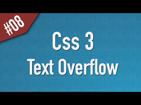 [ Css3 In Arabic ] #08 – Text Overflow